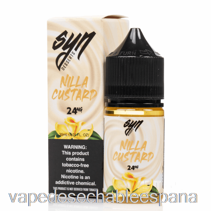 Vape Desechable España Nilla Natillas - Sin Sales - 30ml 48mg